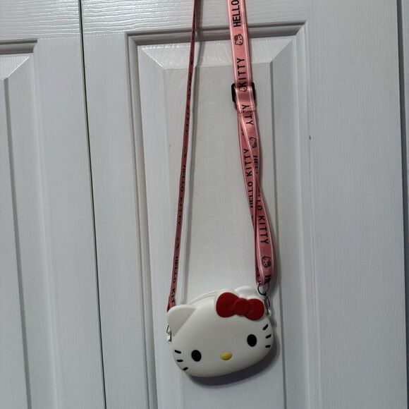 Sanrio Hello Kitty Silicone Cross Body Adjustable Purse Small - Picture 1 of 3